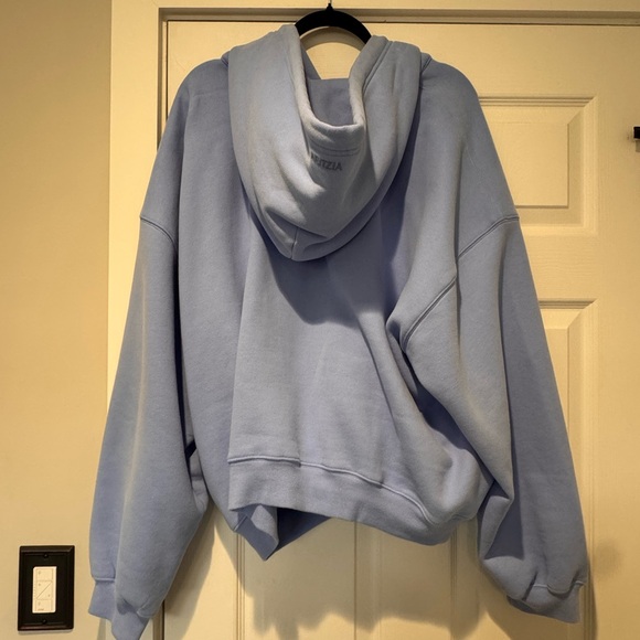 Aritzia Women’s Cozy Sweatfleece Mega Zip Hoodie in “Wildflower Blue” Size XL💜💙 - Picture 9 of 10